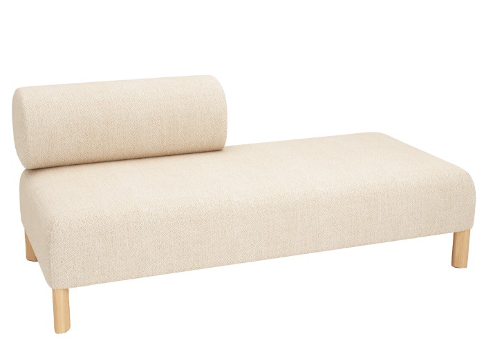 Pebble Two Seat Lounge - Single backrest - Bone